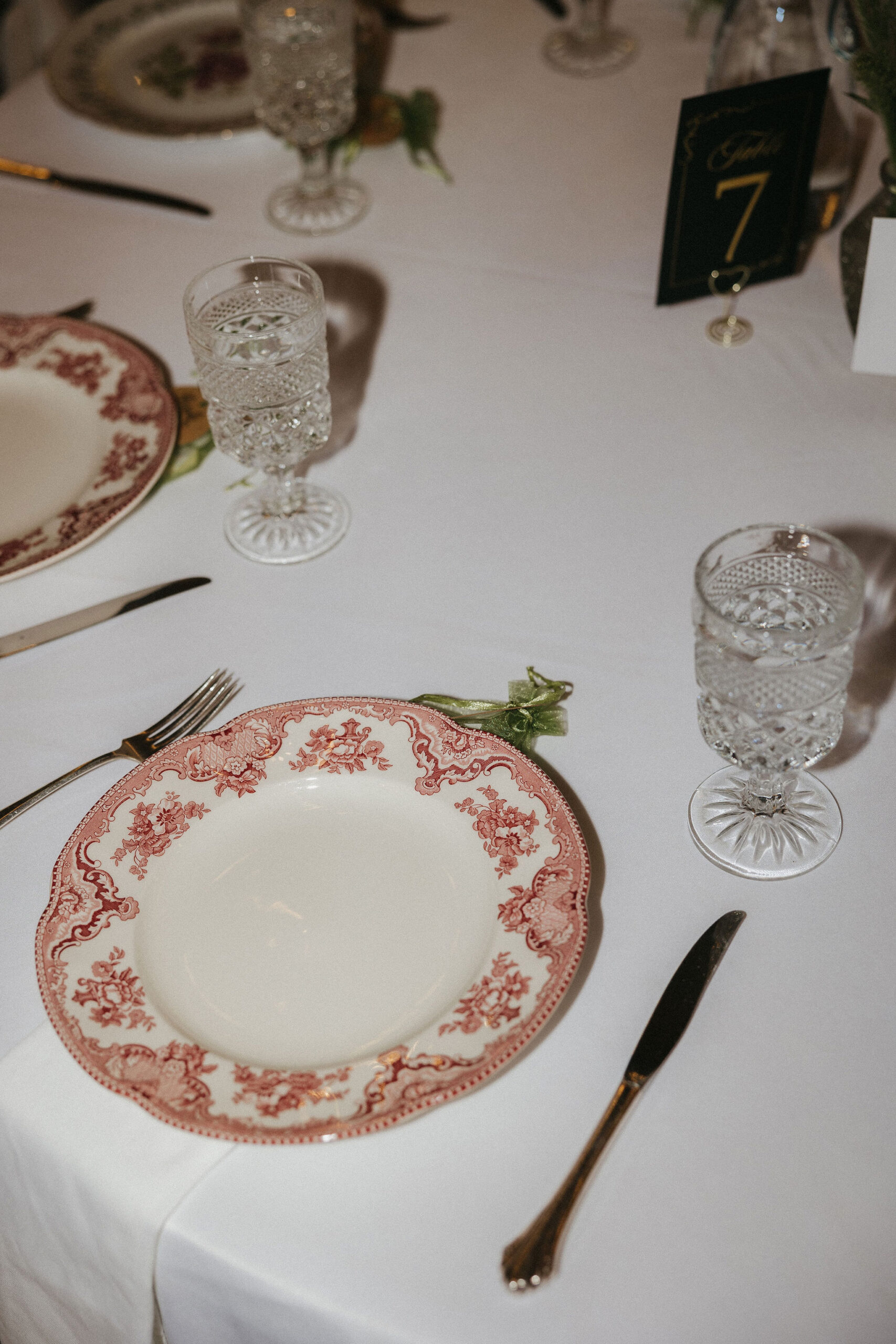 Wedding tablescape and Crocket famrs